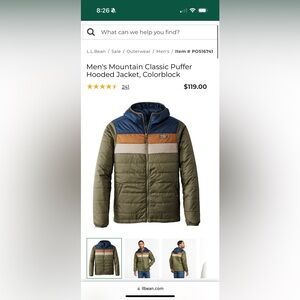 L.L. Bean Mountain Classic Puffer Jacket